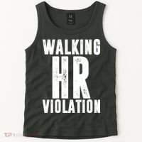 Walking HR Violation Human Resource Tank Top thumb 2