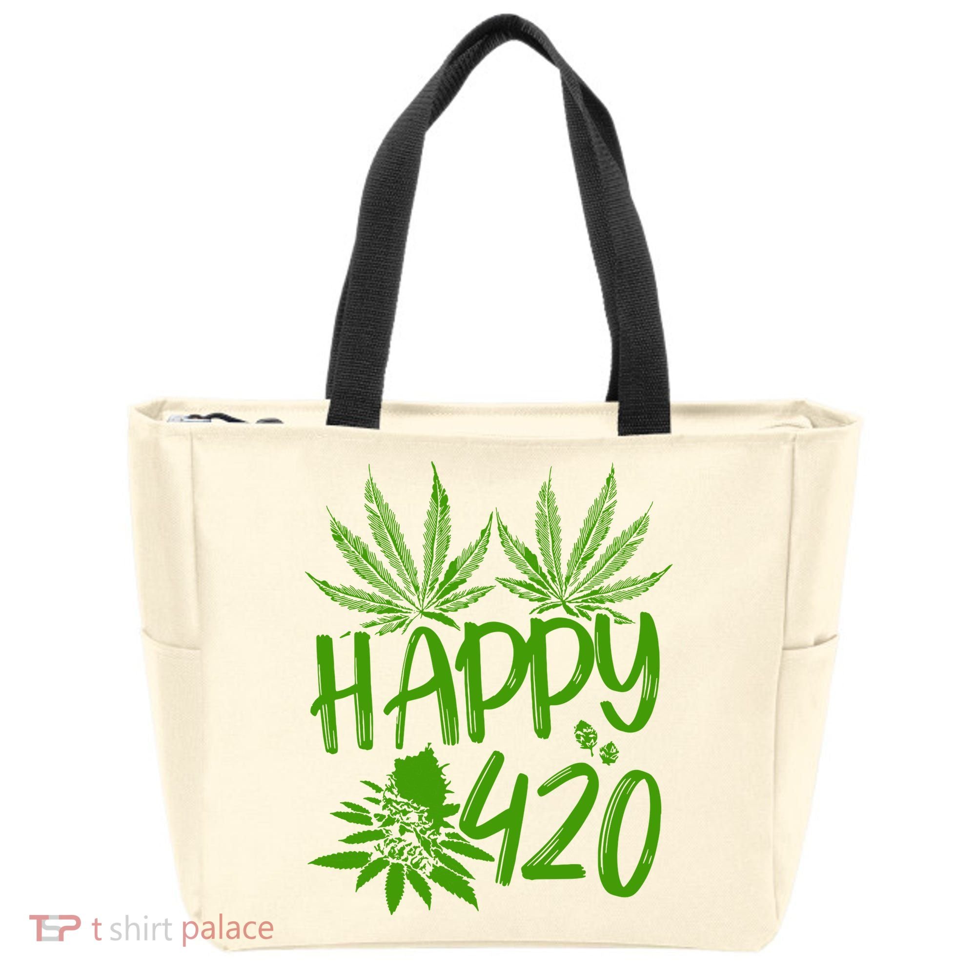 Weed Heart Valentines Day Cannabis 420 Tote Bag