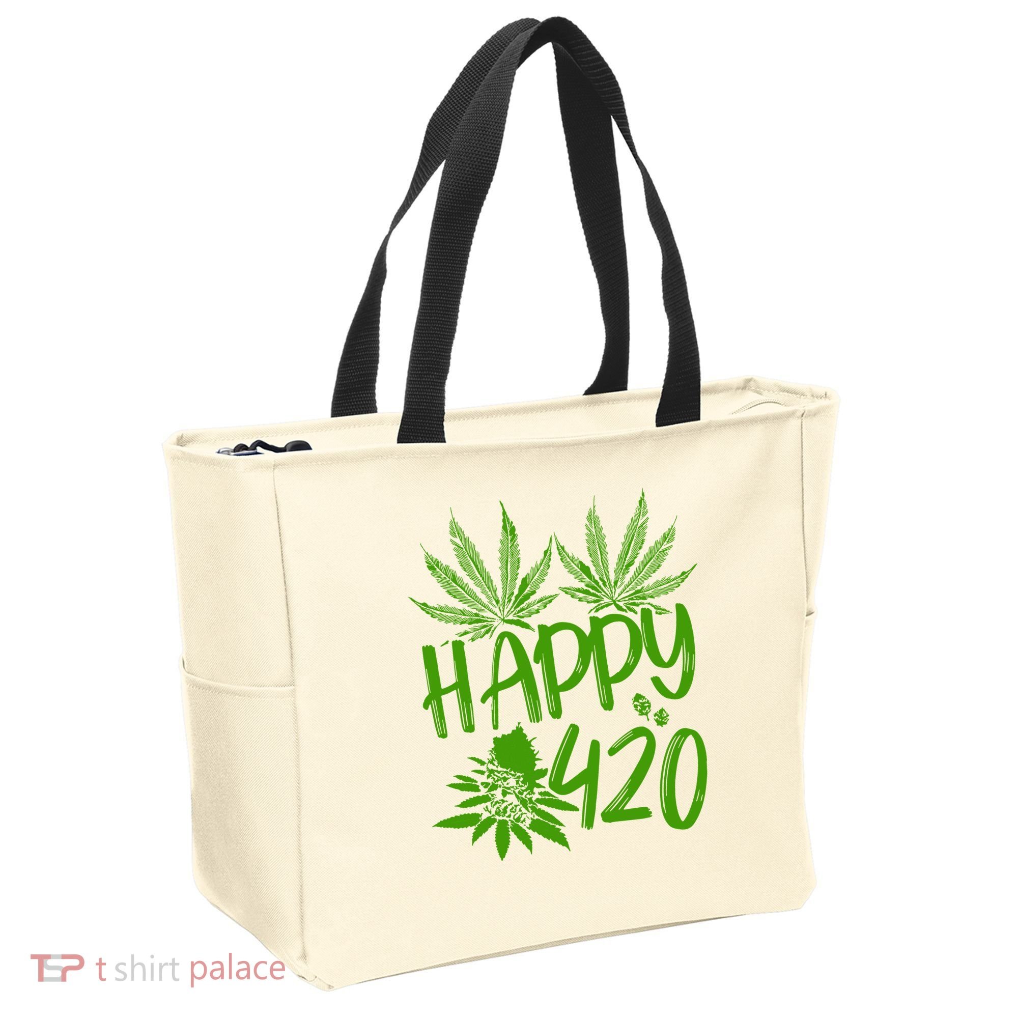 Weed Heart Valentines Day Cannabis 420 Tote Bag