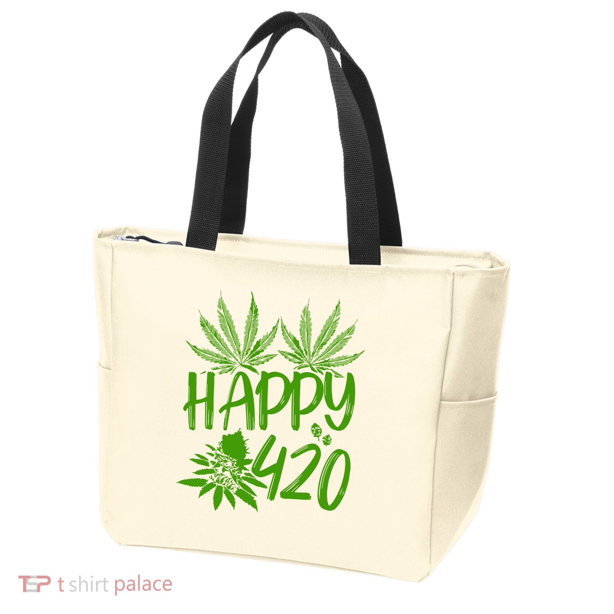 Weed Heart Valentines Day Cannabis 420 Tote Bag