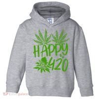 Weed Heart Valentines Day Cannabis 420 Toddler Hoodie thumb 0