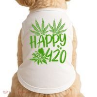 Weed Heart Valentines Day Cannabis 420 Doggie Tank thumb 0