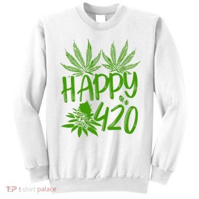 Weed Heart Valentines Day Cannabis 420 Sweatshirt