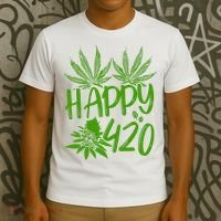 Weed Heart Valentines Day Cannabis 420 T-Shirt thumb 3