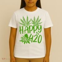 Weed Heart Valentines Day Cannabis 420 T-Shirt thumb 4