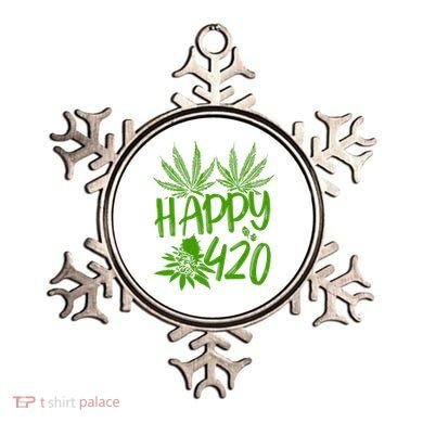 Weed Heart Valentines Day Cannabis 420 Ornament