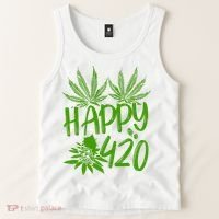 Weed Heart Valentines Day Cannabis 420 Tank Top thumb 2