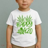Weed Heart Valentines Day Cannabis 420 Toddler T-Shirt thumb 2