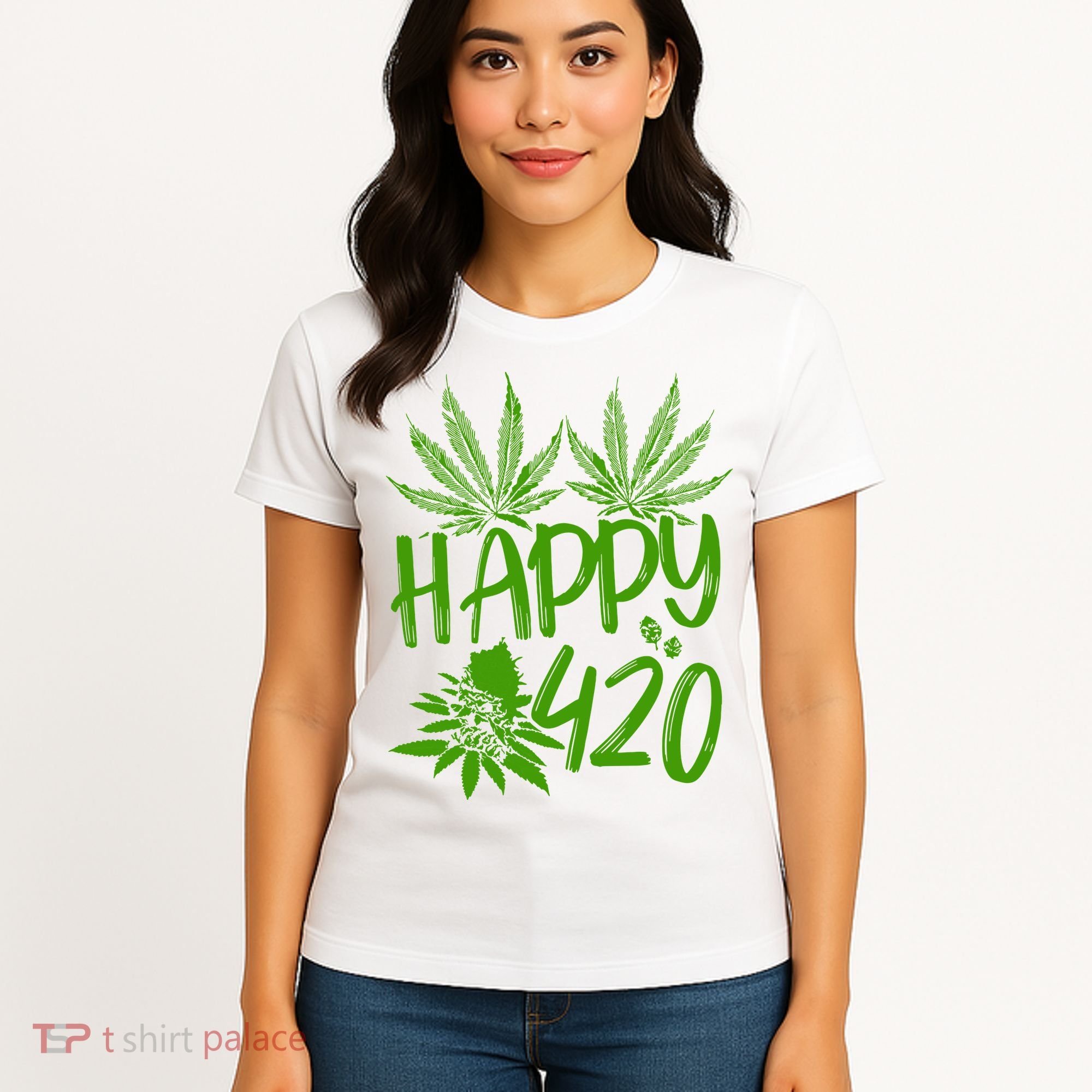 Weed Heart Valentines Day Cannabis 420 Women's T-Shirt