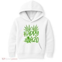 Weed Heart Valentines Day Cannabis 420 Kids Hoodie thumb 0