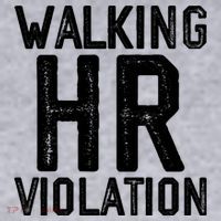 Walking HR Violation HR Human Resources Nightmare Women's Sweatshirt thumb 2
