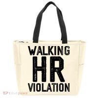 Walking HR Violation HR Human Resources Nightmare Tote Bag thumb 0