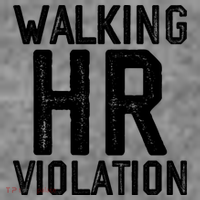 Walking HR Violation HR Human Resources Nightmare Toddler Hoodie thumb 2