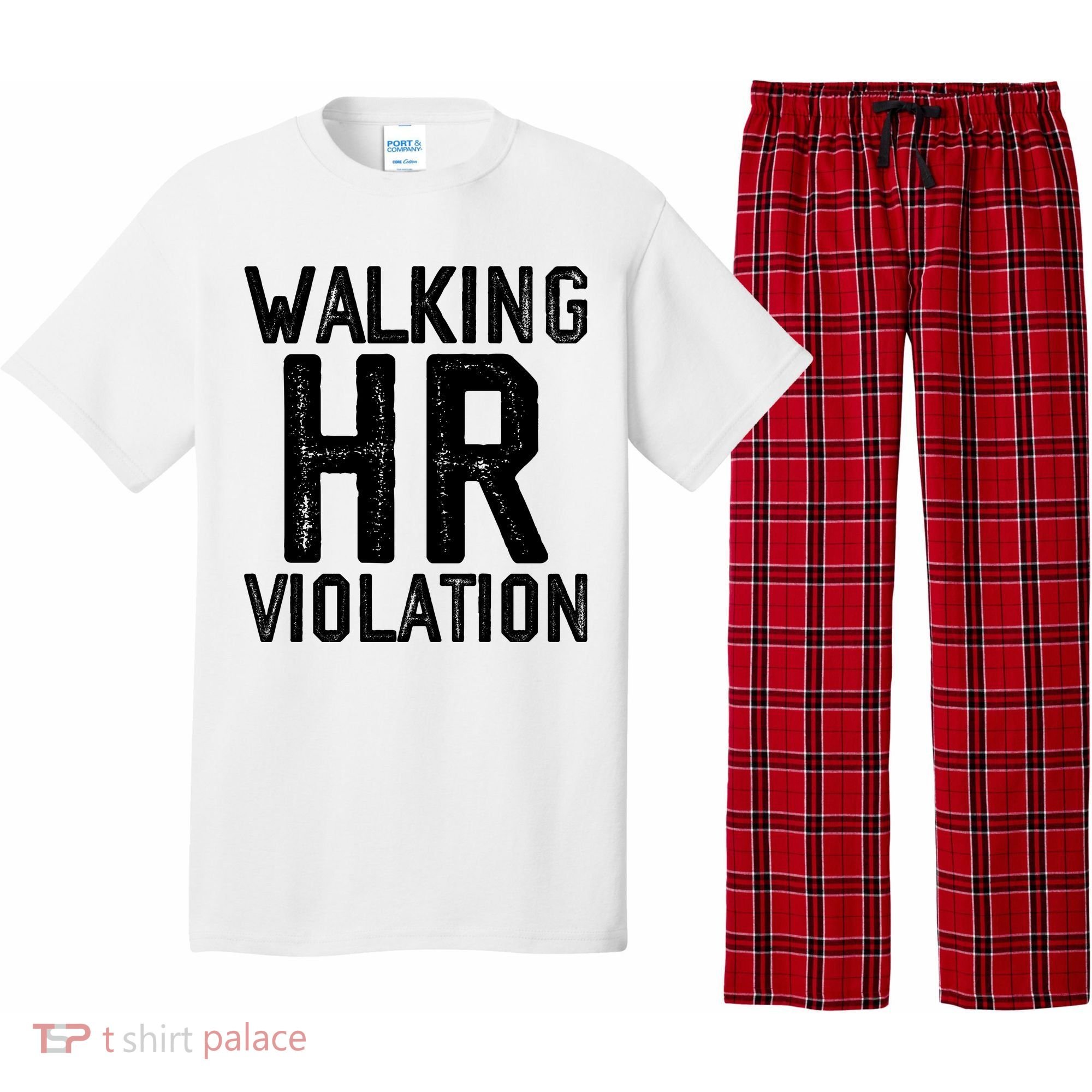 Walking HR Violation HR Human Resources Nightmare Pajama Set