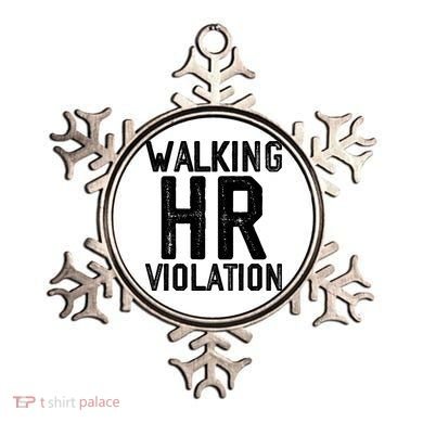 Walking HR Violation HR Human Resources Nightmare Ornament
