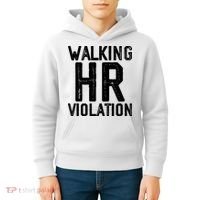 Walking HR Violation HR Human Resources Nightmare Kids Hoodie thumb 4