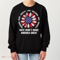 Women Hate Wont Make America Great Gift Women's Sweatshirt thumb 0