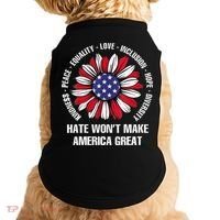 Women Hate Wont Make America Great Gift Doggie Tank thumb 0