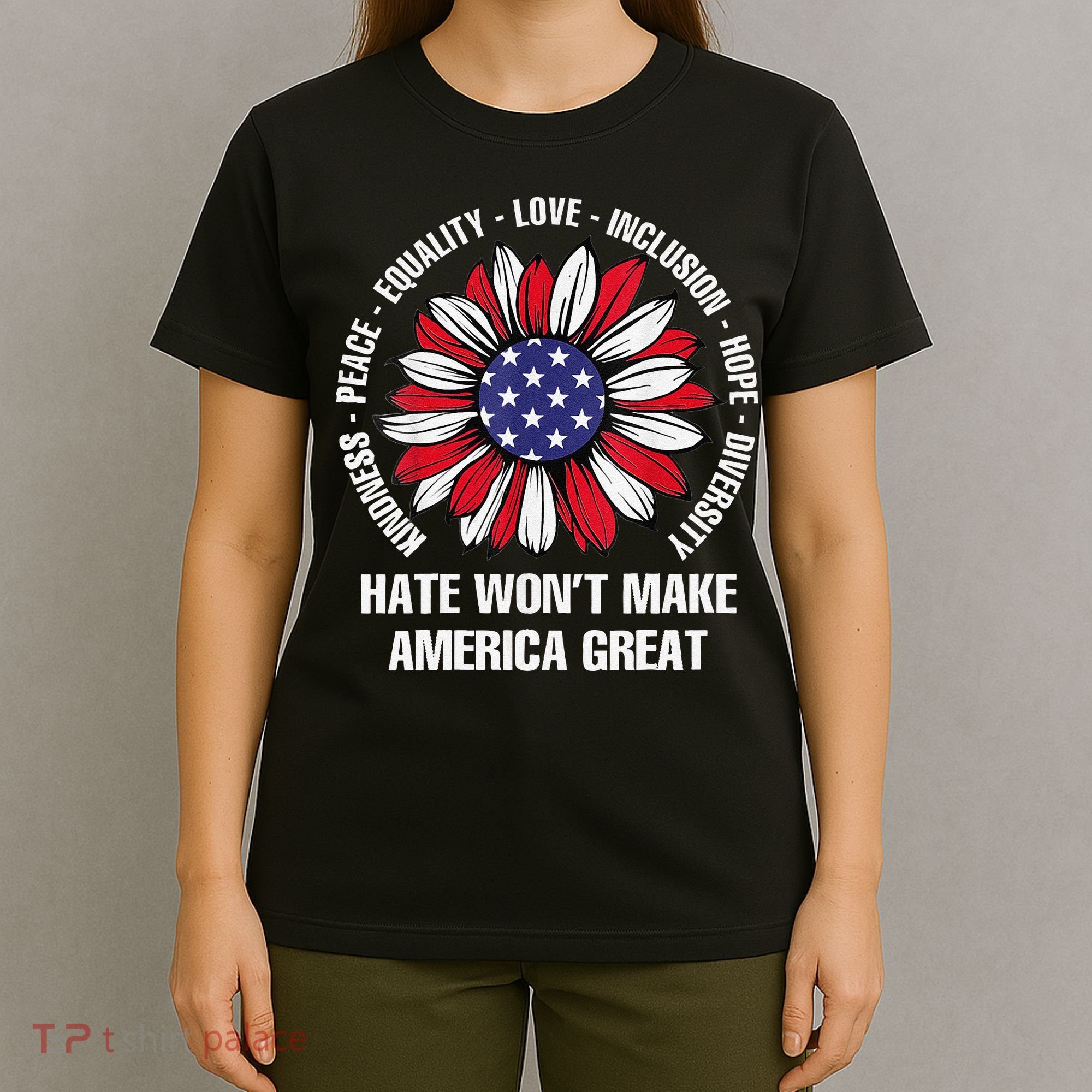 Women Hate Wont Make America Great Gift T-Shirt
