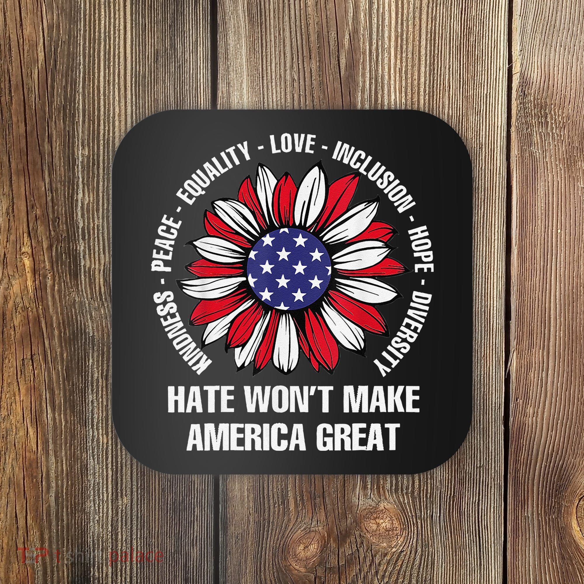 Women Hate Wont Make America Great Gift Coaster