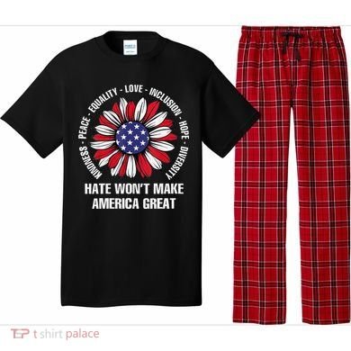 Women Hate Wont Make America Great Gift Pajama Set