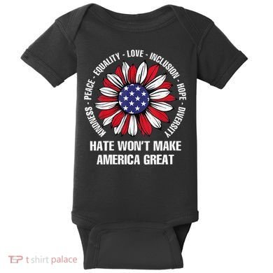 Women Hate Wont Make America Great Gift Baby Bodysuit