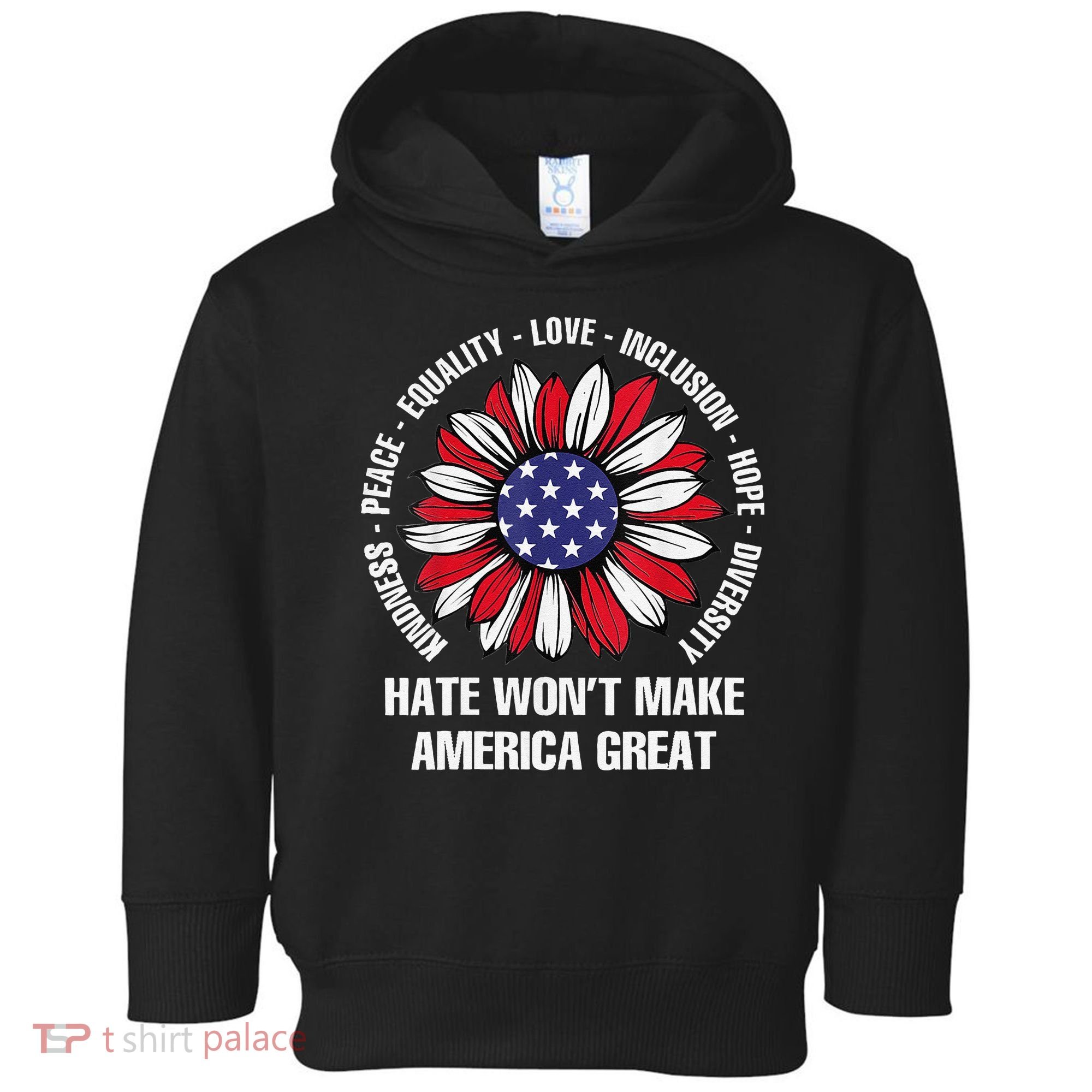 Women Hate Wont Make America Great Gift Toddler Hoodie