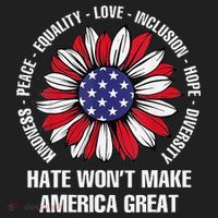 Women Hate Wont Make America Great Gift Golf Towel thumb 3
