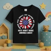 Women Hate Wont Make America Great Gift Toddler T-Shirt thumb 3