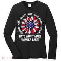 Women Hate Wont Make America Great Gift Women's Long Sleeve Shirt thumb 0