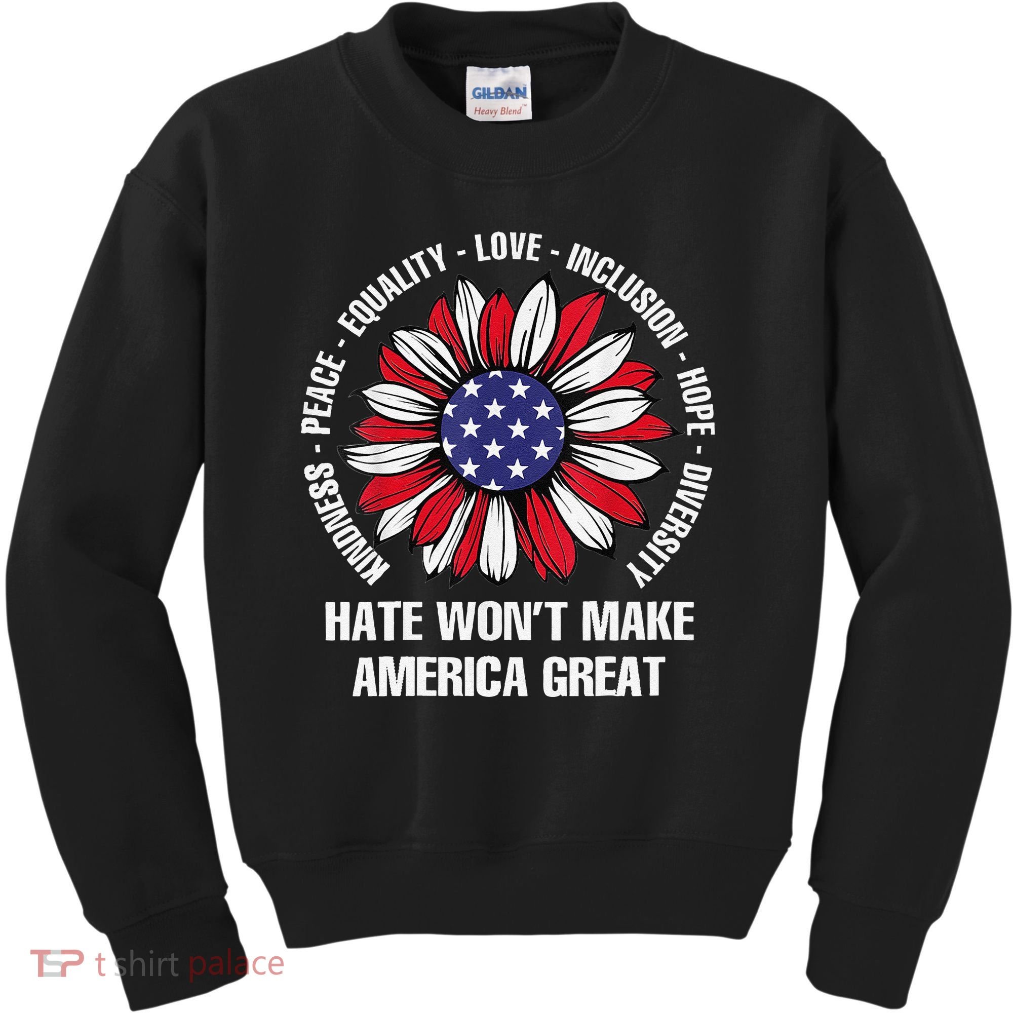 Women Hate Wont Make America Great Gift Kids Sweatshirt