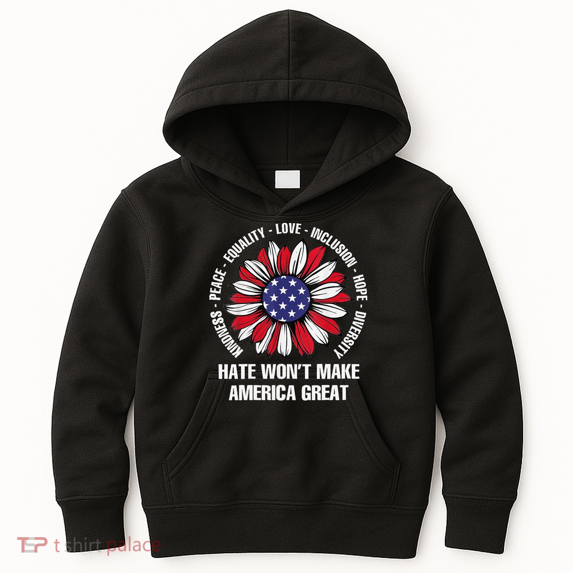 Women Hate Wont Make America Great Gift Kids Hoodie