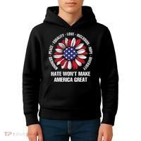 Women Hate Wont Make America Great Gift Kids Hoodie thumb 4