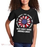 Women Hate Wont Make America Great Gift Kids T-Shirt thumb 2