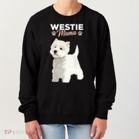 West Highland White Terrier Mama Dog Westie Mom Women's Sweatshirt thumb 0
