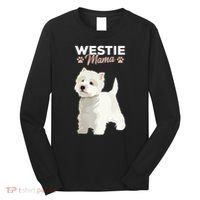 West Highland White Terrier Mama Dog Westie Mom Long Sleeve Shirt thumb 0