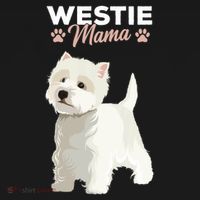 West Highland White Terrier Mama Dog Westie Mom Long Sleeve Shirt thumb 2