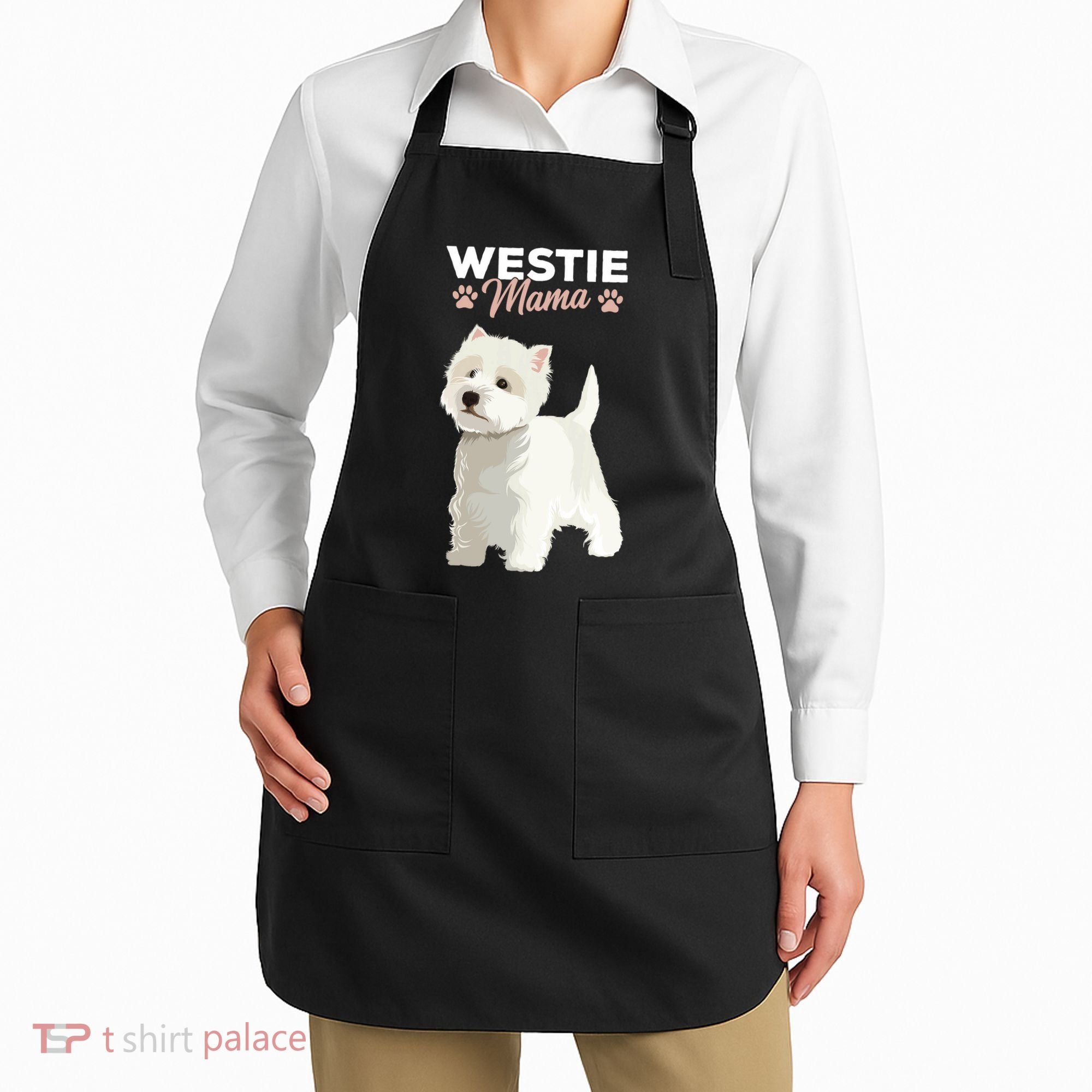 West Highland White Terrier Mama Dog Westie Mom Apron