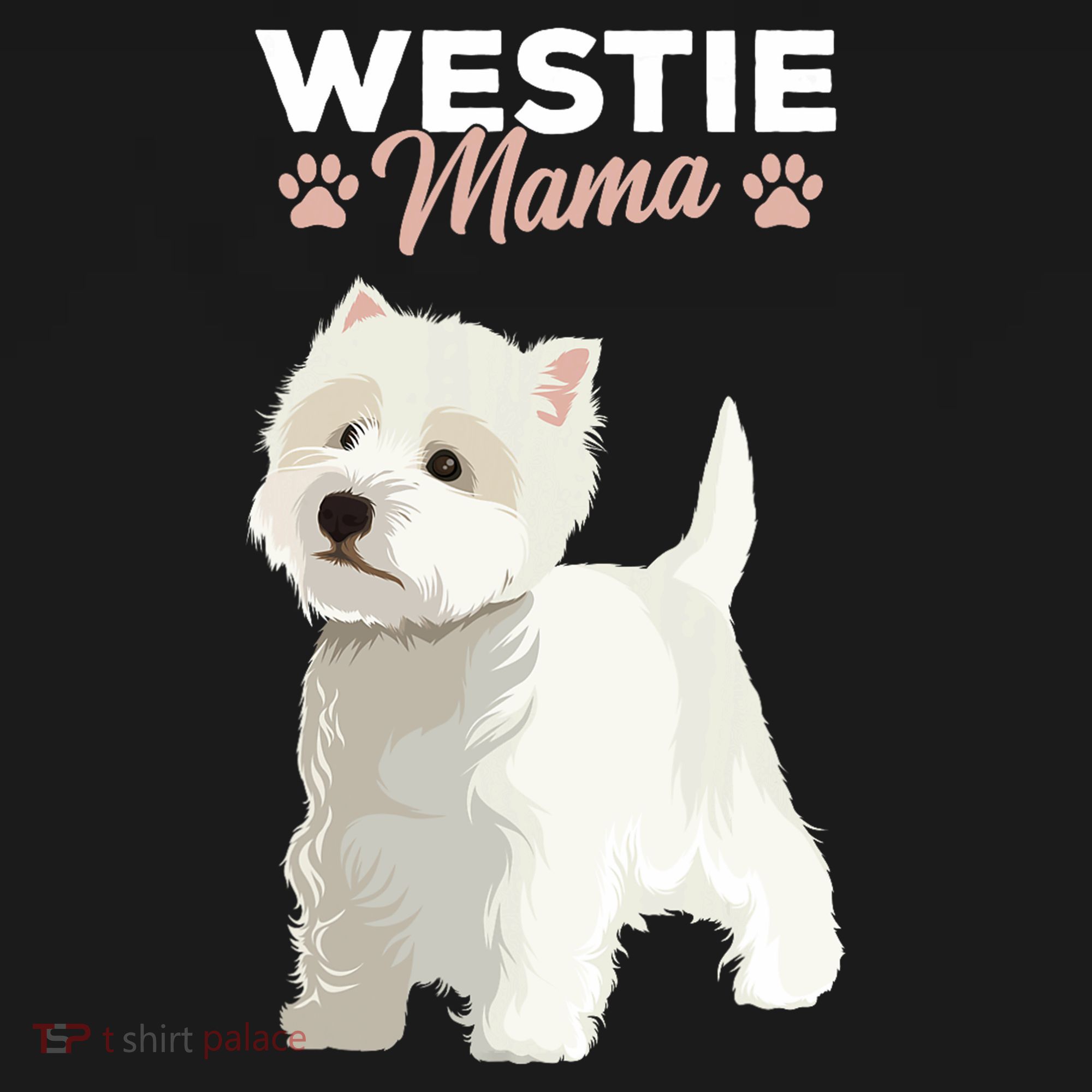 West Highland White Terrier Mama Dog Westie Mom Sweatshirt