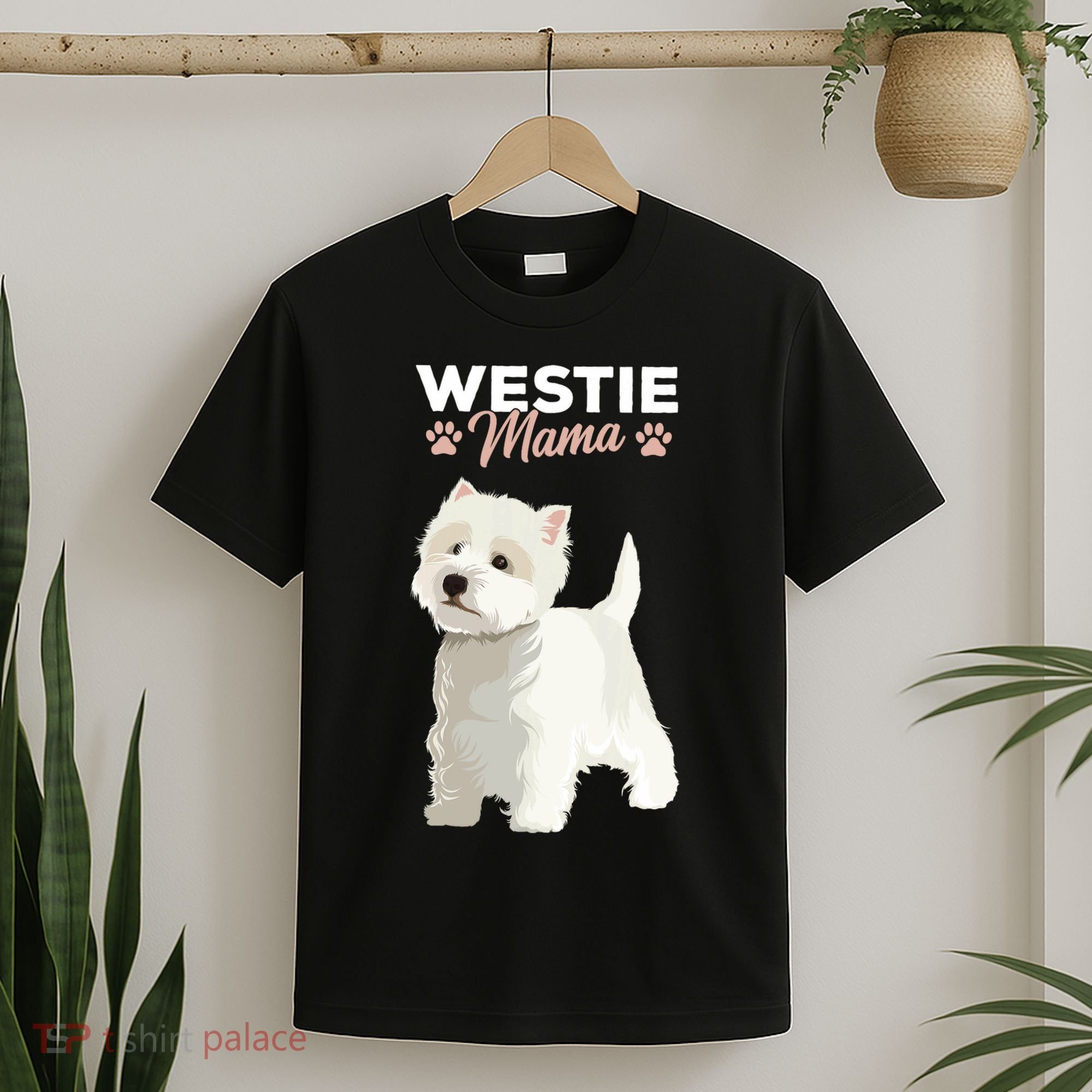 West Highland White Terrier Mama Dog Westie Mom T-Shirt