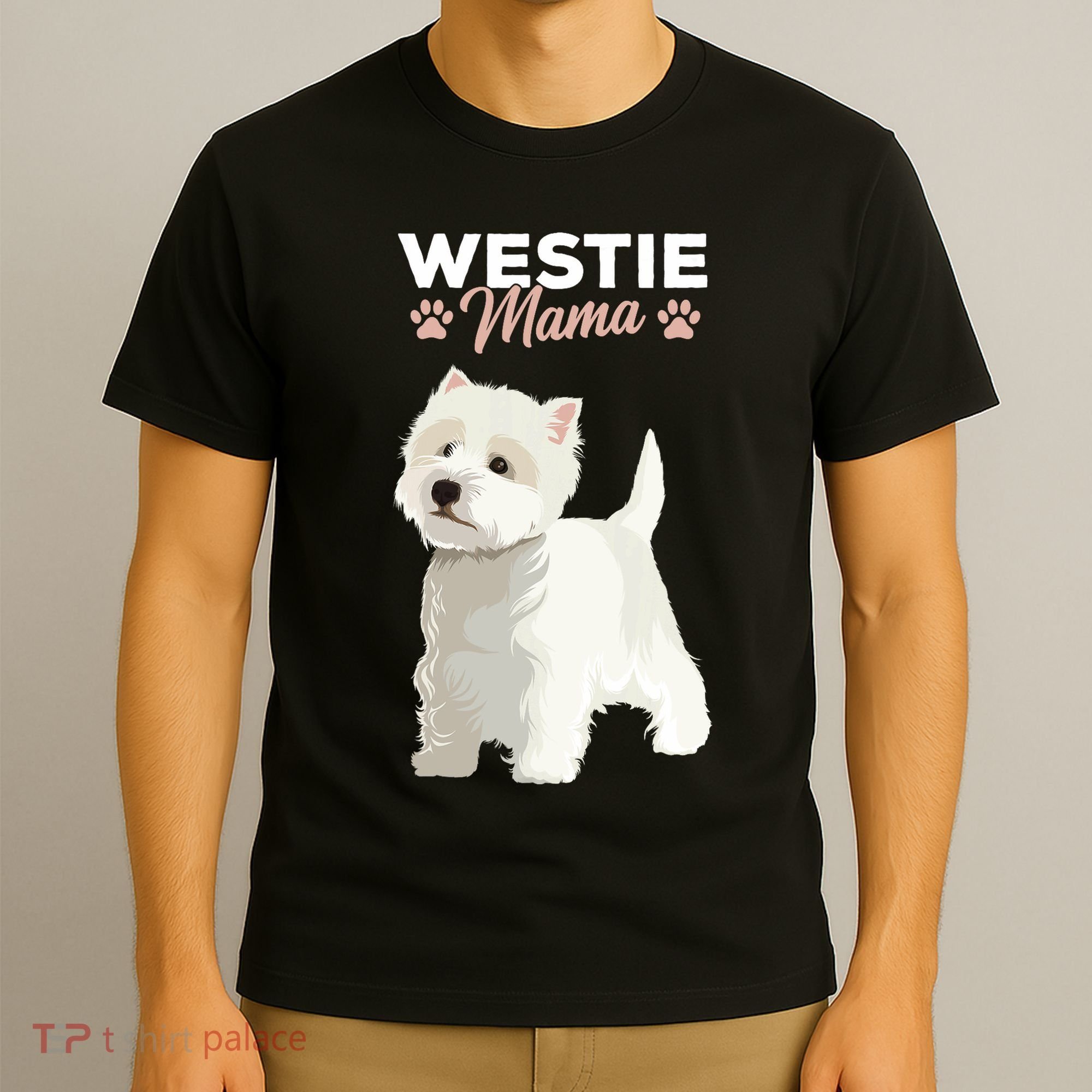 West Highland White Terrier Mama Dog Westie Mom T-Shirt