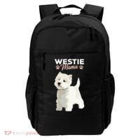 West Highland White Terrier Mama Dog Westie Mom Backpack thumb 0
