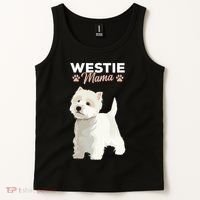 West Highland White Terrier Mama Dog Westie Mom Tank Top thumb 2