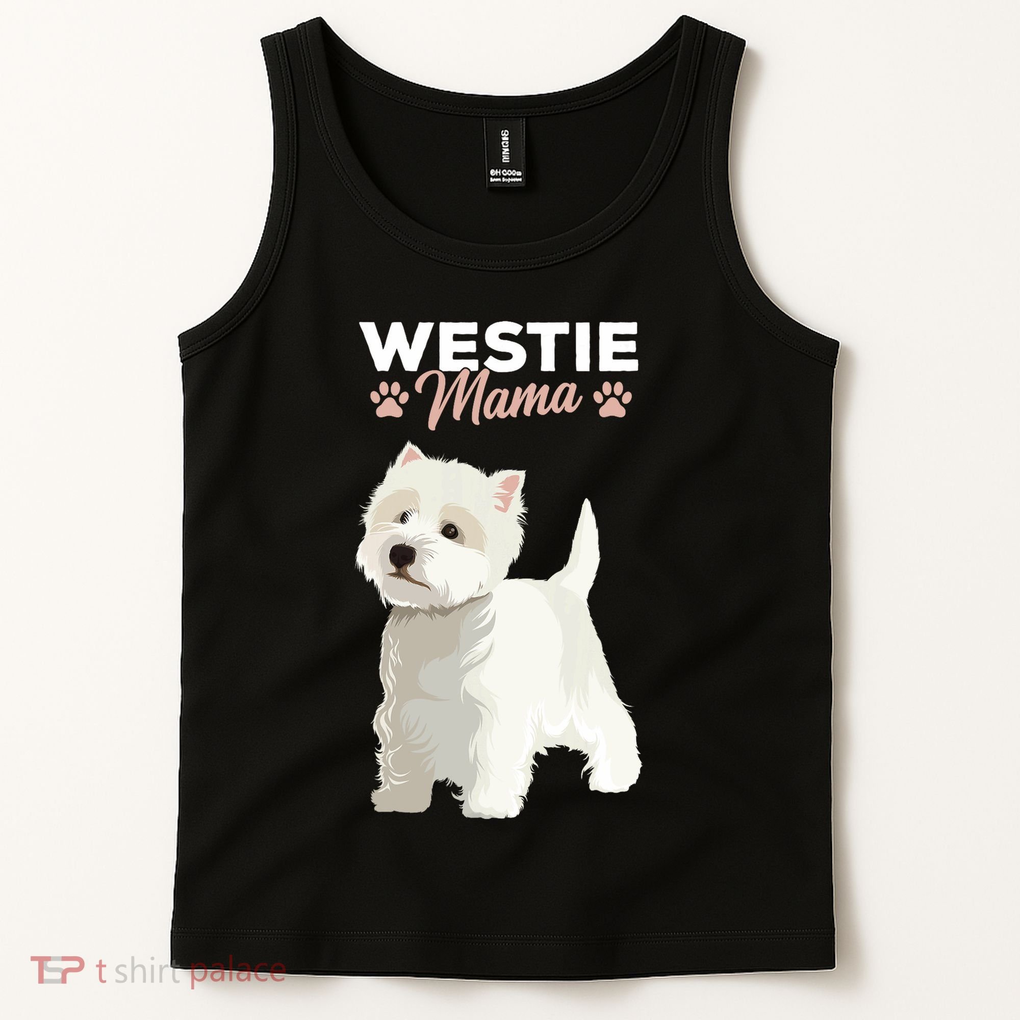 West Highland White Terrier Mama Dog Westie Mom Tank Top