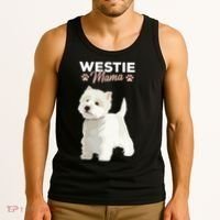 West Highland White Terrier Mama Dog Westie Mom Tank Top thumb 3