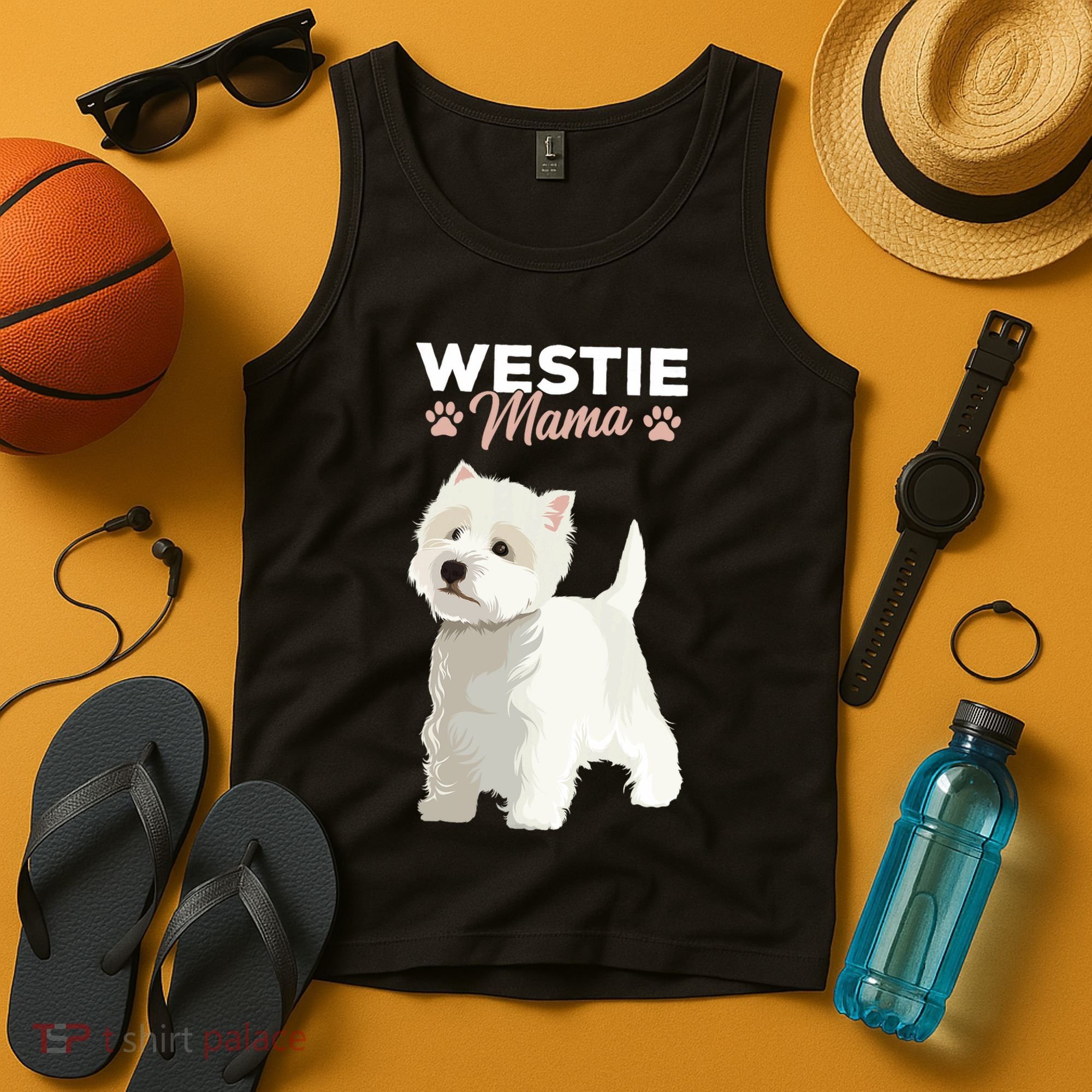 West Highland White Terrier Mama Dog Westie Mom Tank Top