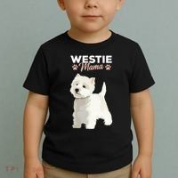 West Highland White Terrier Mama Dog Westie Mom Toddler T-Shirt thumb 2