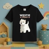 West Highland White Terrier Mama Dog Westie Mom Toddler T-Shirt thumb 3