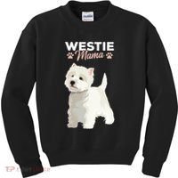 West Highland White Terrier Mama Dog Westie Mom Kids Sweatshirt thumb 0