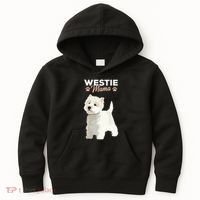 West Highland White Terrier Mama Dog Westie Mom Kids Hoodie thumb 0